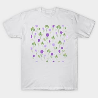 Pasque Flowers Pattern T-Shirt